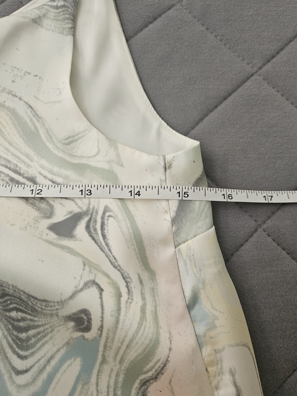Habitual Reversible Marble Print Silk Like Camisole Tank Top Size XS Feminine - Picture 5 of 11